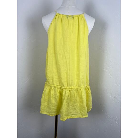 J. CREW Yellow Linen Sundress (Womens Size: Medium) - Picture 6 of 11